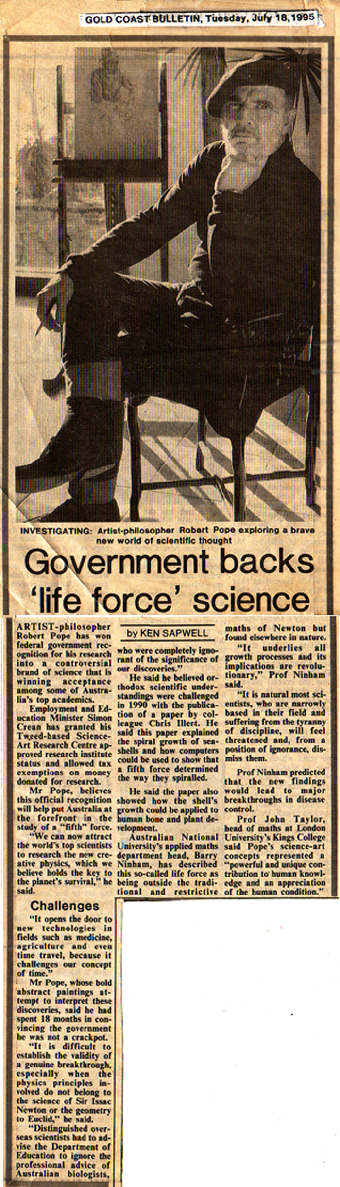 Daily News article