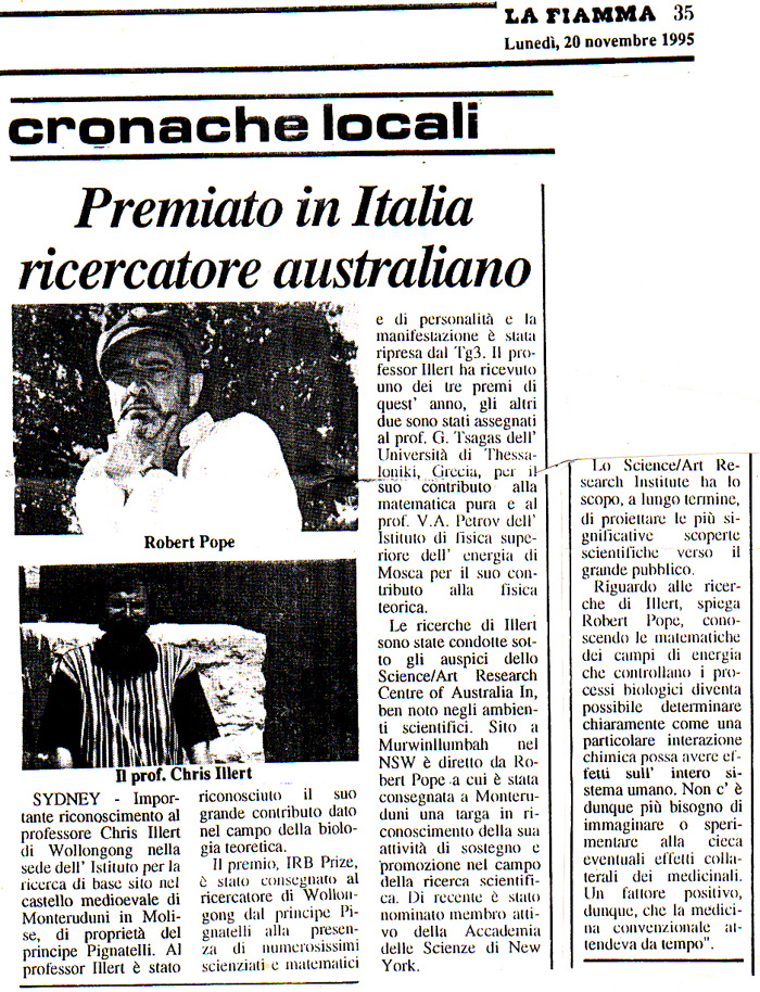 La Fiama article