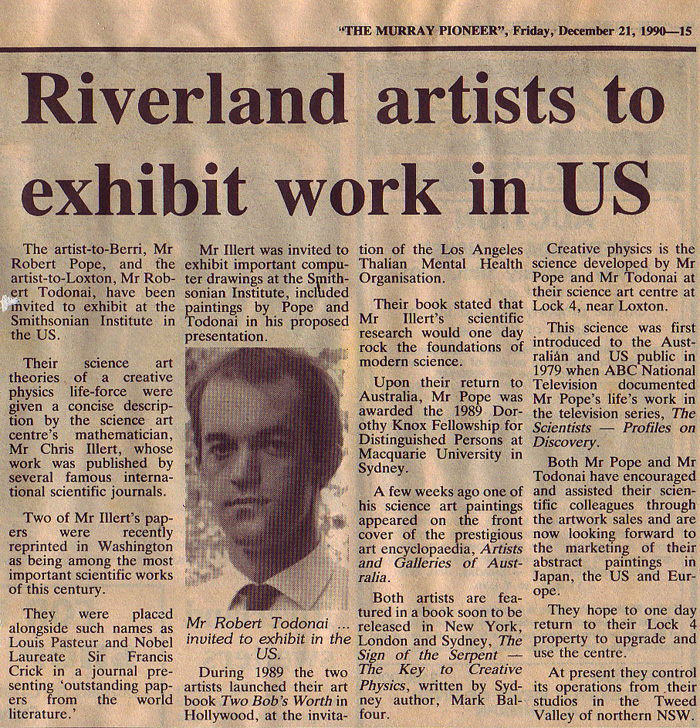 Murray Pioneer article