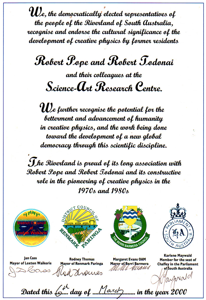 Riverland award