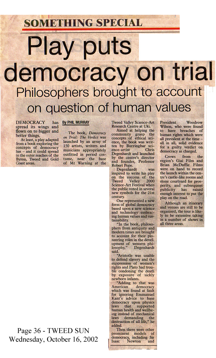 Tweed Sun article