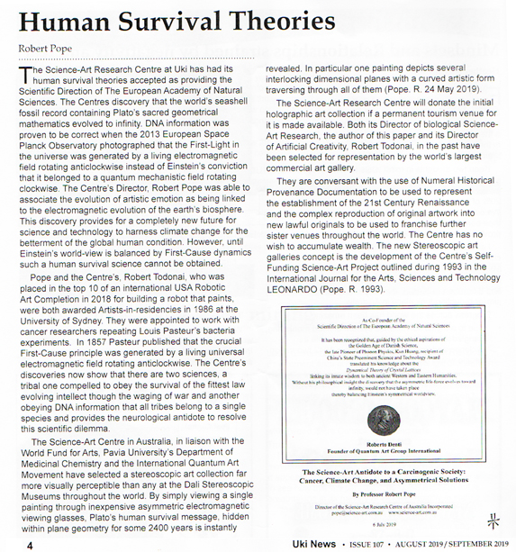 Article in the Uki News