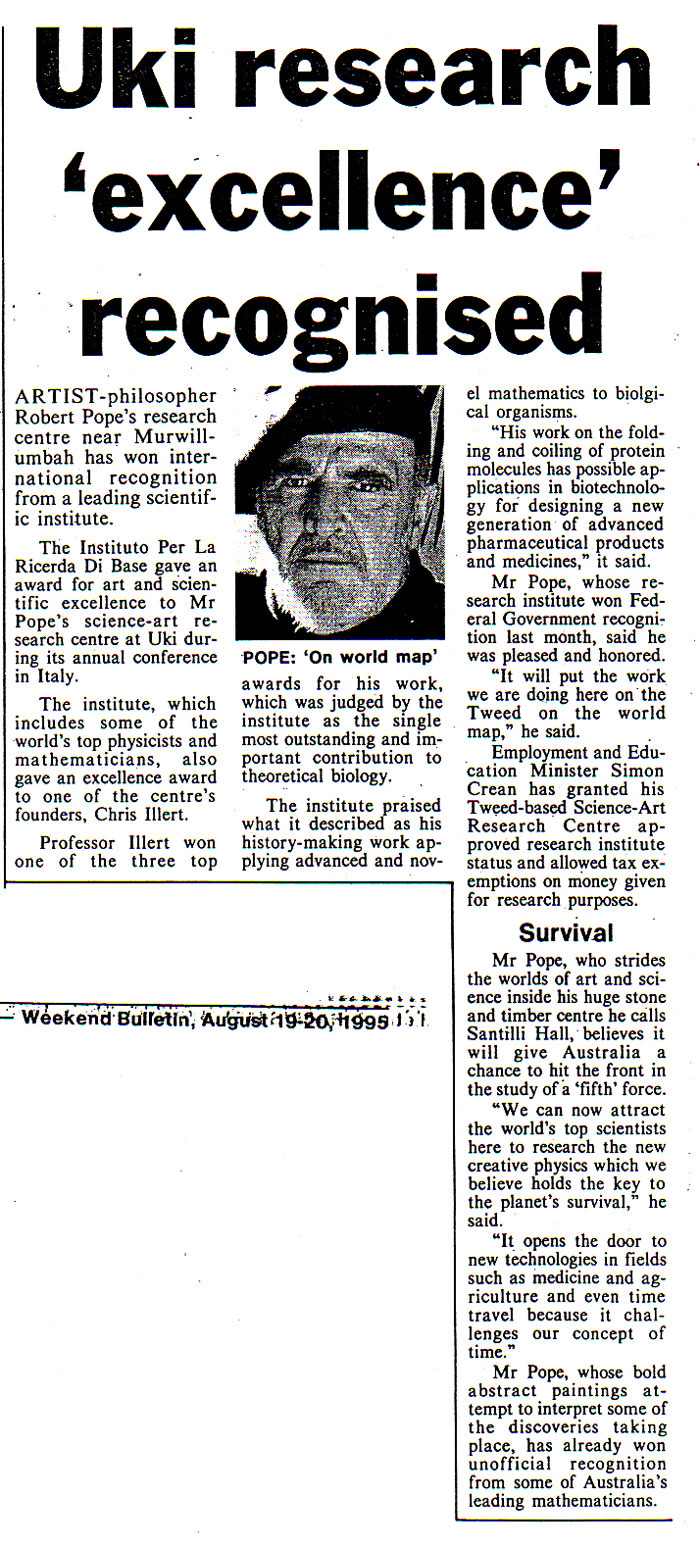 Weekend Bulletin article