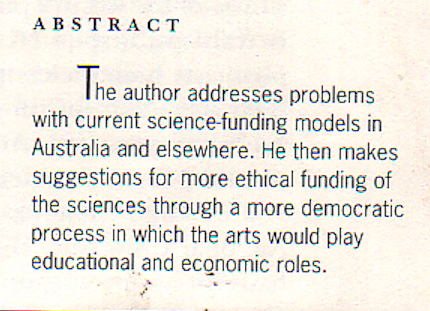 abstract from leonardo journal