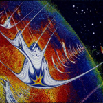thumbnail image of 'Angels and Androids' painting by Chris Degenhardt