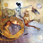 thumbnail image of Creative Physics Overriding Chaos painting by Robert Pope