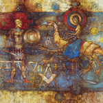 thumbnail image of The Dilema of the Templar Quintessence painting by Robert Pope