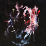 thumbnail image of Spacewarp painting by Robert Pope